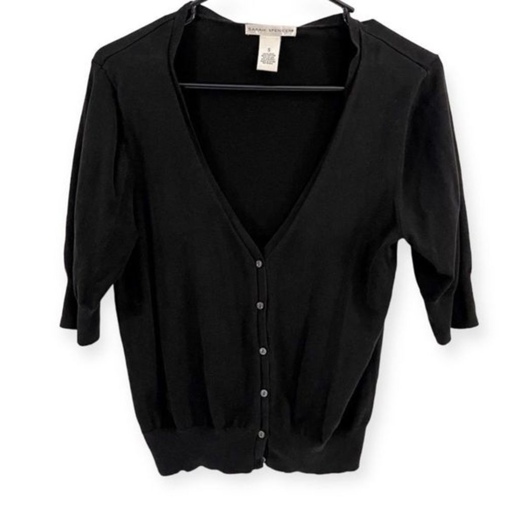 Sarah Spencer Women’s Black Cardigan Size S